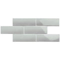 London Cement Glossy 5/8x12 Ceramic Demi Bullnose