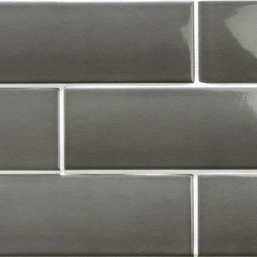 London Coal Glossy 3x8.7 Ceramic  Tile