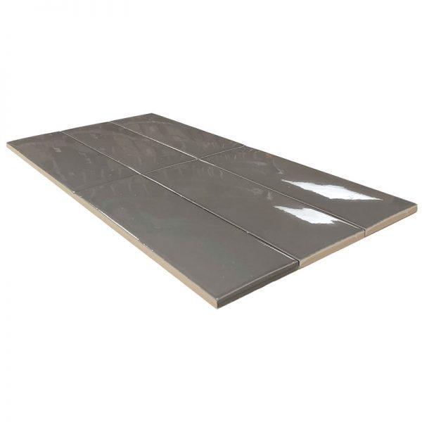 London Coal Glossy 3x8.7 Ceramic  Tile