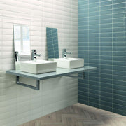 London Rain Glossy 3x8.7 Ceramic  Tile