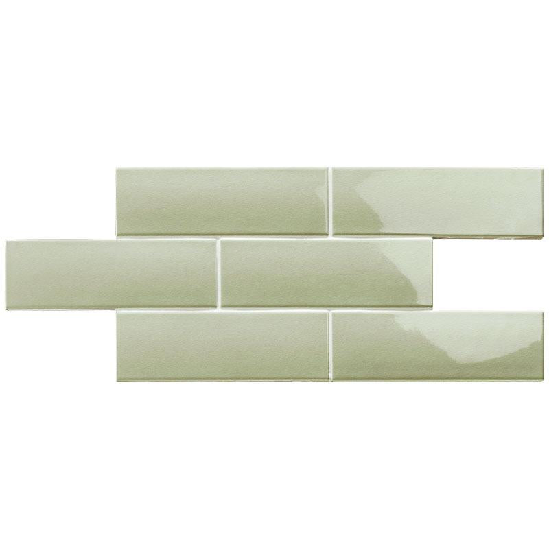 London Sage Glossy 3x8.7 Ceramic  Tile