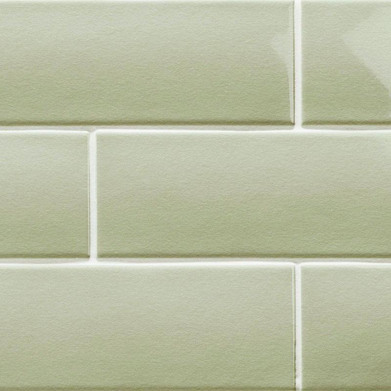 London Sage Glossy 5/8x12 Ceramic Demi Bullnose