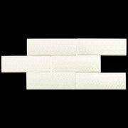 London Victoria White Glossy 3x8.7 Ceramic  Tile