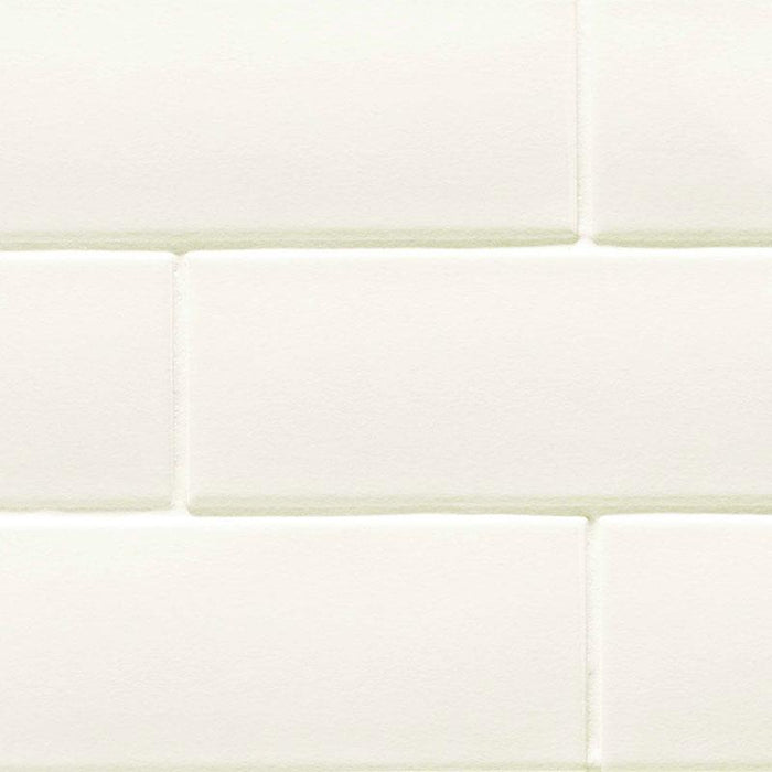 London White Glossy 3x8.7 Ceramic  Tile
