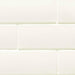 London White Glossy 3x8.7 Ceramic  Tile