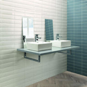 London White Glossy 3x8.7 Ceramic  Tile