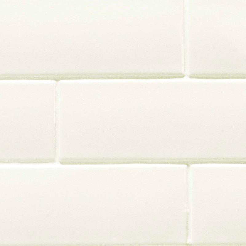 London White Glossy 5/8x12 Ceramic Demi Bullnose
