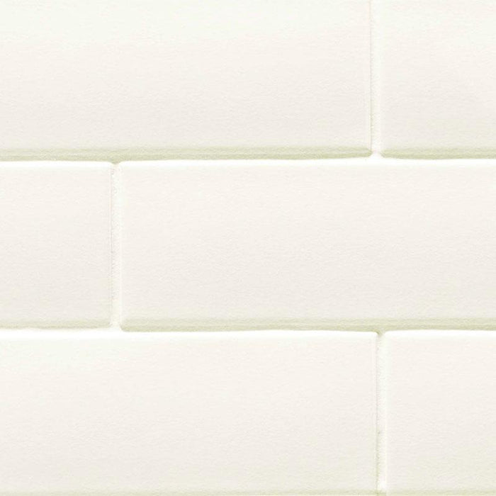 London White Glossy 5/8x12 Ceramic Demi Bullnose