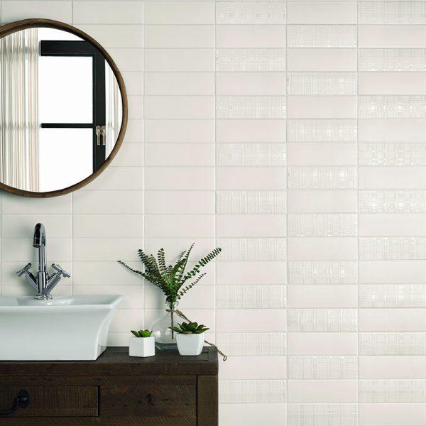 London White Matte 3x8.7 Ceramic  Tile