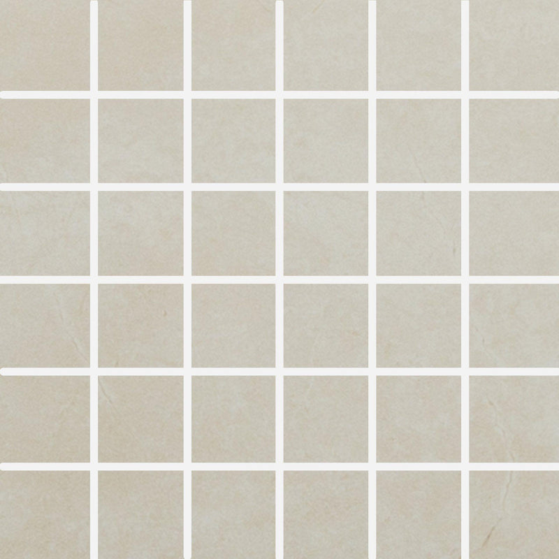 Lugano Marfil 2x2 Square Polished Porcelain  Mosaic