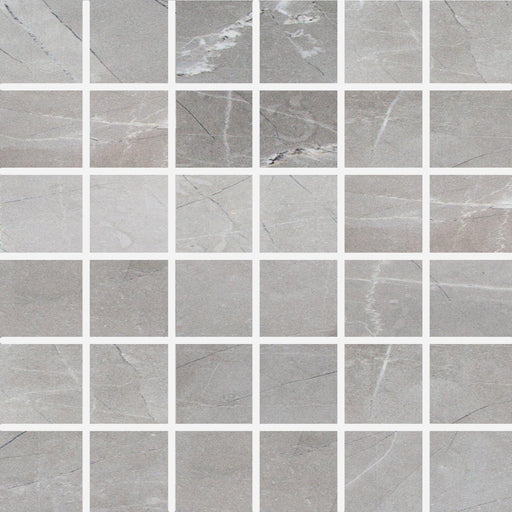 Luxury Amani Grey 2x2 Square Polished Porcelain  Mosaic