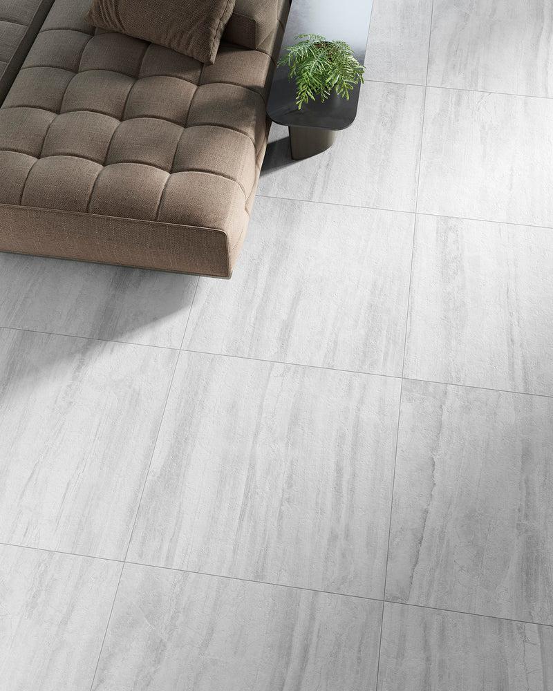 Luxury White Lappato 18x36 Porcelain  Tile