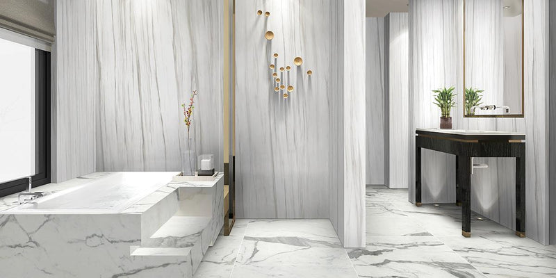 Maestro White Statuario 60x120 6 mm Honed Porcelain Slab