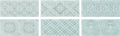 Maiolica Aqua Deco Glossy 4x10 Ceramic  Tile