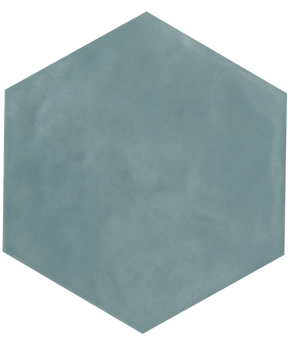Maiolica Aqua Glossy 7x8 Ceramic  Tile