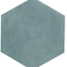 Maiolica Aqua Glossy 7x8 Ceramic  Tile