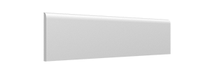 Maiolica Biscuit Glossy 3x12 Ceramic Bullnose