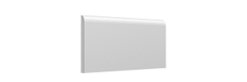 Maiolica Biscuit Glossy 3x6 Ceramic Surface Bullnose
