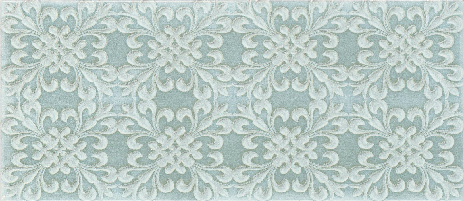 Maiolica Chantilly Venise Aqua Glossy 4x10 Ceramic  Tile
