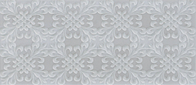 Maiolica Chantilly Venise Tender Gray Glossy 4x10 Ceramic  Tile