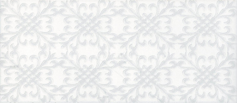 Maiolica Chantilly Venise White Glossy 4x10 Ceramic  Tile