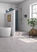 Maiolica Floor Tender Gray Matte 8x8 Gres Stoneware  Tile