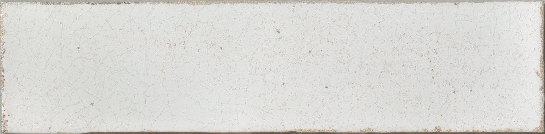 Maiolica White Crackled 3x12 Ceramic  Tile