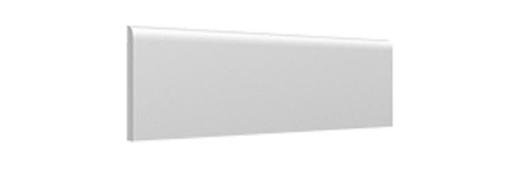 Maiolica White Matte 3x10 Ceramic Surface Bullnose