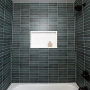 Makoto Arashi Blue Matte 2.5x10 Ceramic  Tile