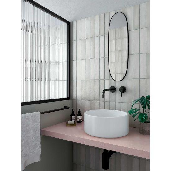 Makoto Kumo Grey Matte 2.5x10 Ceramic  Tile