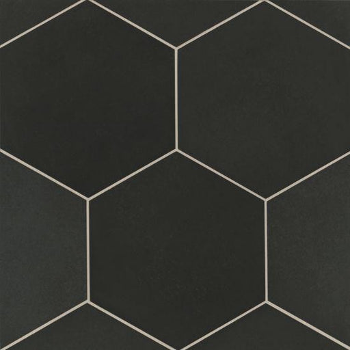 Makoto Kuroi Black Matte 10x11-1/2 Porcelain  Tile