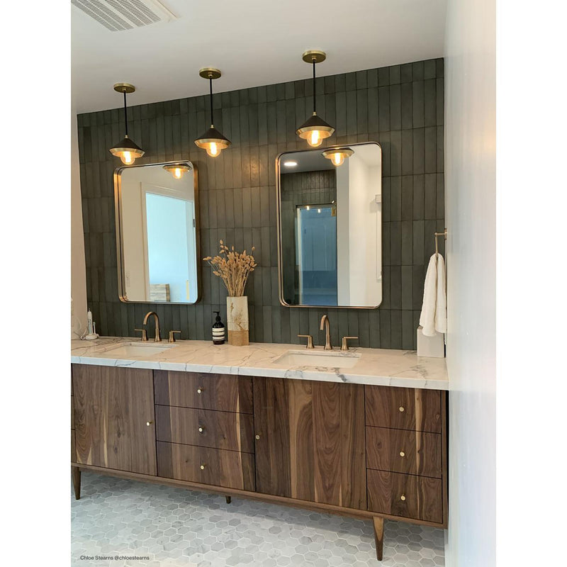 Makoto Midori Green Matte 2.5x10 Ceramic  Tile