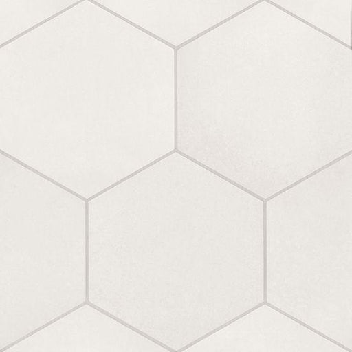 Makoto Shoji White Matte 10x11-1/2 Porcelain  Tile