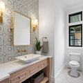 Makoto Shoji White Matte 10x11-1/2 Porcelain  Tile