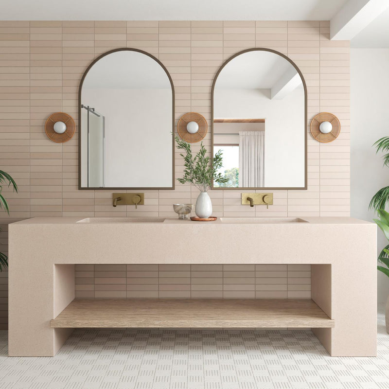 Makoto Tatami Beige Matte 2.5x10 Ceramic  Tile