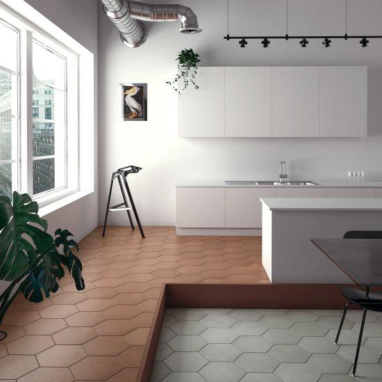 Makoto Umi Terracotta Matte 10x11-1/2 Porcelain  Tile