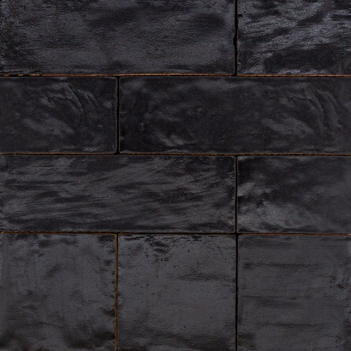 Mallorca Black 2x8 Ceramic  Tile