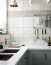 Mallorca White 4x4 Ceramic  Tile