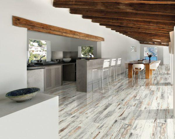 Mamawood Antique White 8x48 Porcelain  Tile