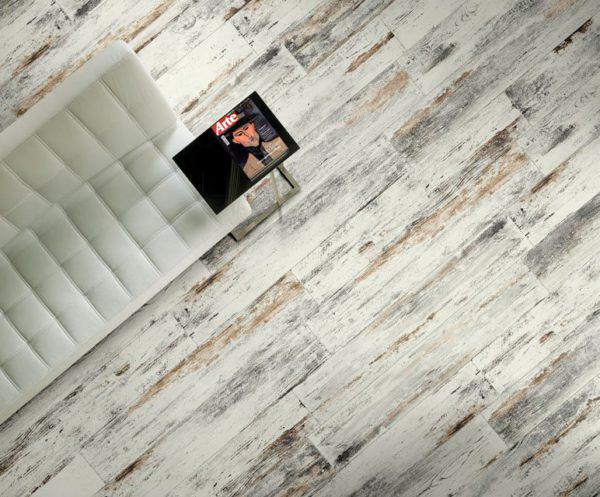 Mamawood Antique White 8x48 Porcelain  Tile