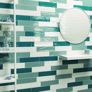 Manhattan 7th Ave Glossy 3x6 Ceramic  Tile