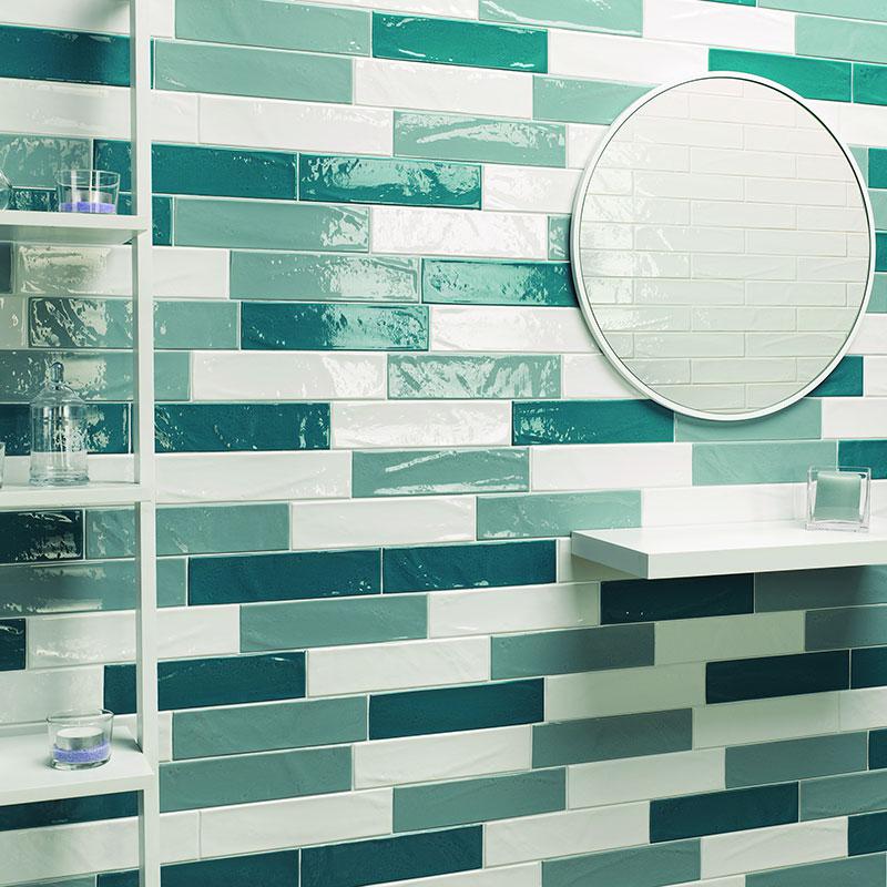 Manhattan 7th Ave Glossy 3x6 Ceramic  Tile