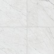 Marble Attaché Lavish Diamond Carrara Matte 24x24 Porcelain  Tile