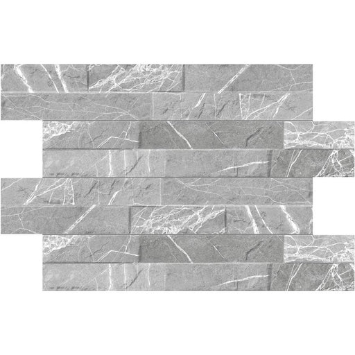 Marble Ordino Storm Grey Matte 3.20x17.50 Porcelain  Tile