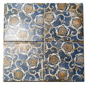Mariner Maioliche Cementine Blue 01 8x8 Porcelain  Tile