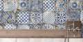 Mariner Maioliche Cementine Blue 02 8x8 Porcelain  Tile