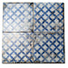Mariner Maioliche Cementine Blue 03 8x8 Porcelain  Tile