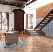 Mariner Maioliche Cementine Blue 03 8x8 Porcelain  Tile