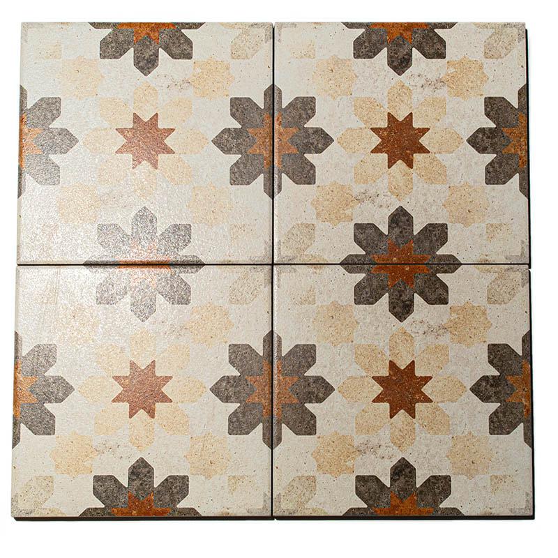 Mariner Maioliche Cementine Cotto 14 8x8 Porcelain  Tile