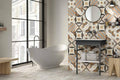 Mariner Maioliche Cementine Cotto 14 8x8 Porcelain  Tile